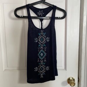 Garage blue tank top. Size: XS